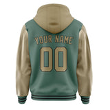 Custom Blue Green Light Khaki Jacket