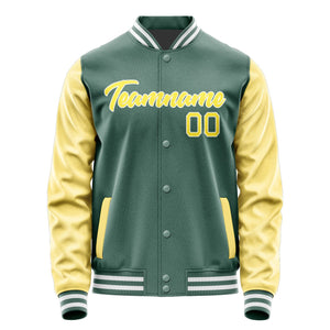 Custom Blue Green Light Yellow Jacket JA2727262718B21826