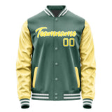 Custom Blue Green Light Yellow Jacket JA2727262718B21826