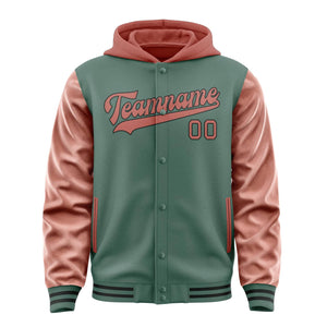Custom Blue Green Copper Rose Jacket