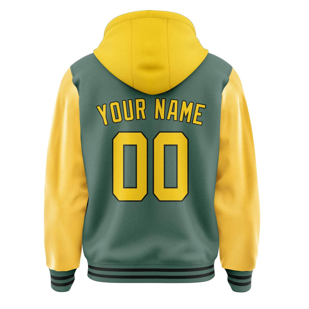 Custom Blue Green Gold Jacket