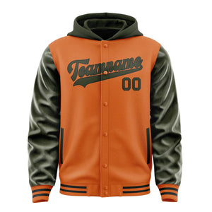 Custom Orange Olive Jacket