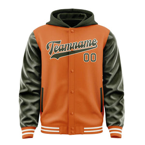 Custom Orange Olive Jacket