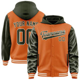 Custom Orange Olive Jacket