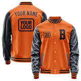 Custom Orange Navy Jacket