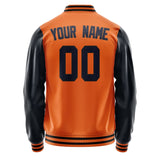 Custom Orange Navy Jacket JA2828112817B31711