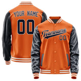 Custom Orange Navy Jacket