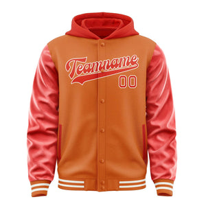 Custom Orange Orange Red Jacket