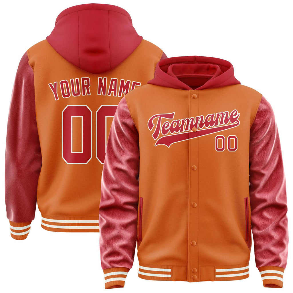 Custom Orange Red Jacket