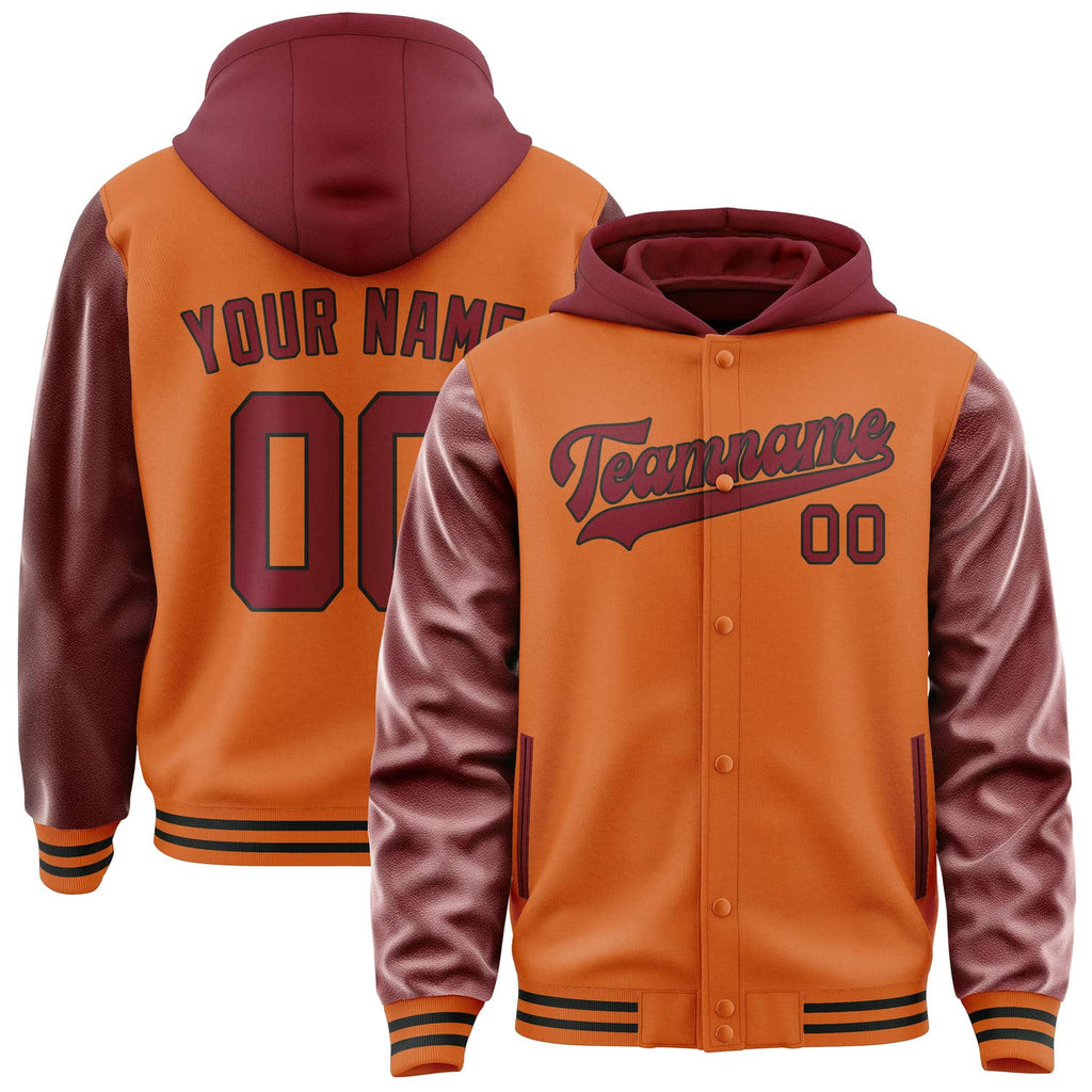 Custom Orange Crimson Red Jacket