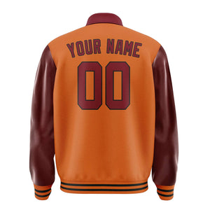 Custom Orange Crimson Red Jacket