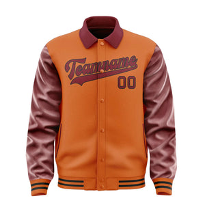 Custom Orange Crimson Red Jacket