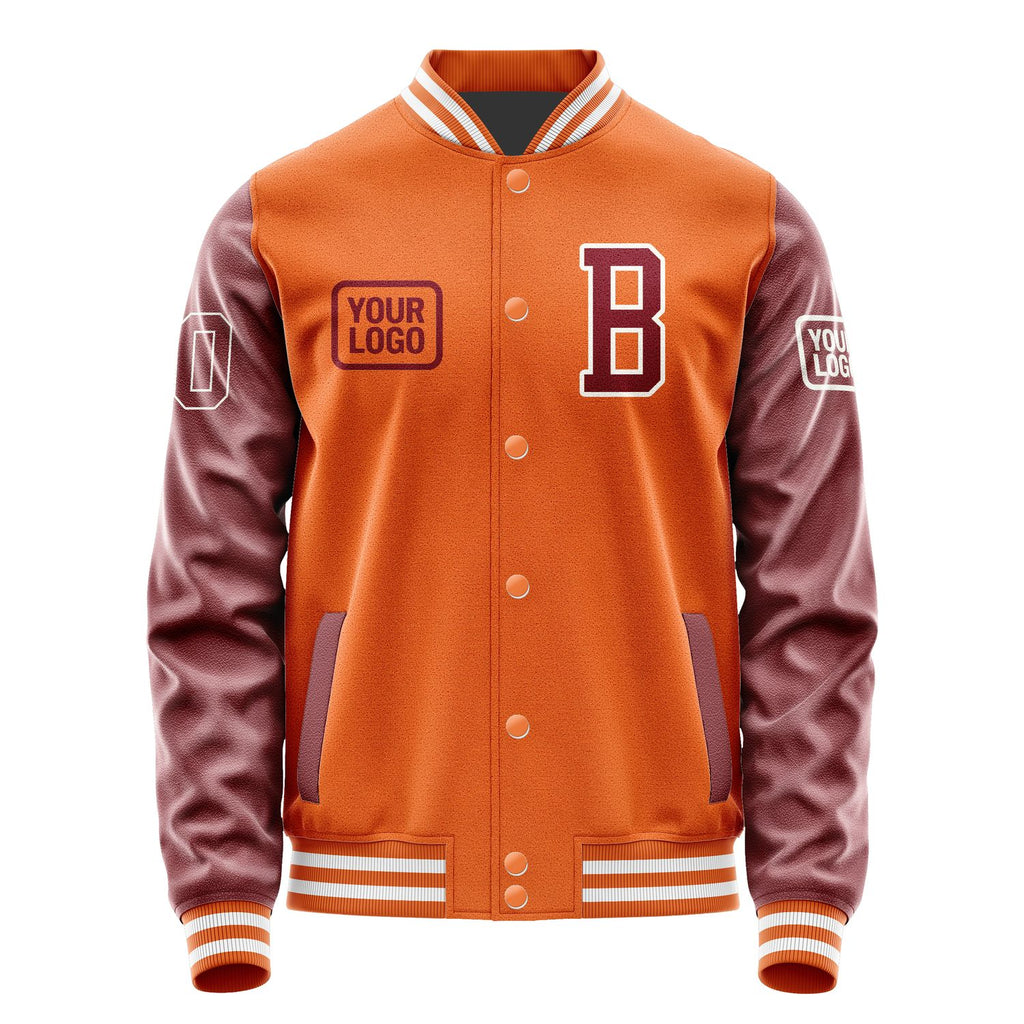 Custom Orange Crimson Red Jacket JA282815281818151518