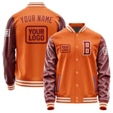 Custom Orange Crimson Red Jacket JA282815281818151518