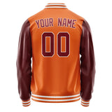 Custom Orange Crimson Red Jacket JA2828152818B31815