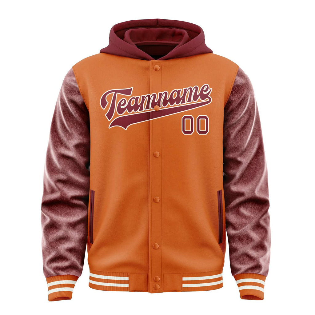 Custom Orange Crimson Red Jacket