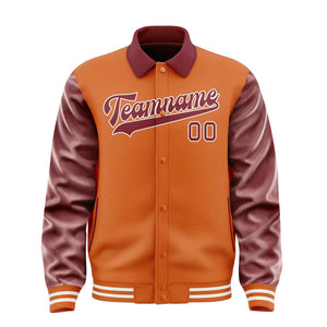 Custom Orange Crimson Red Jacket