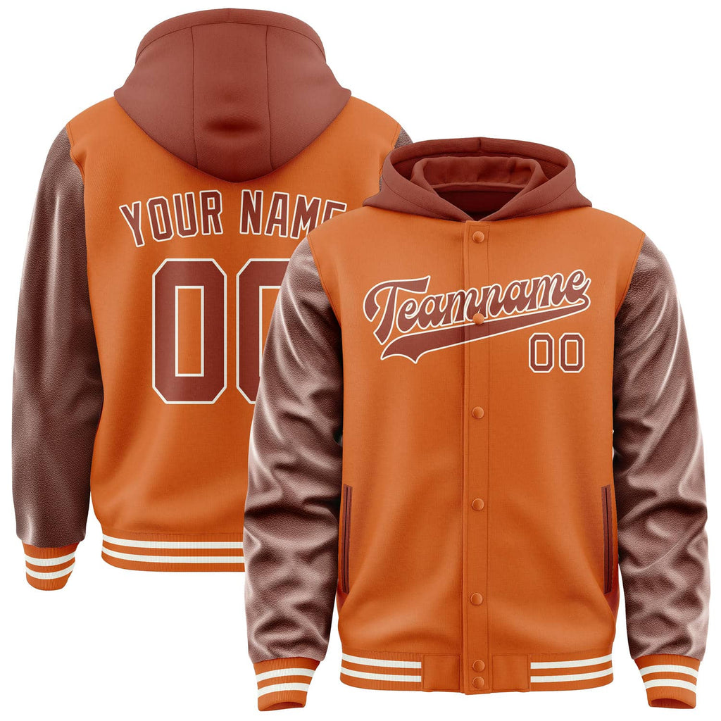 Custom Orange Coral Red Jacket