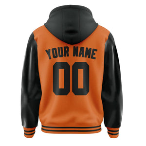 Custom Orange Black Jacket