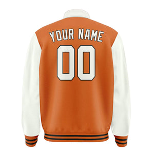 Custom Orange White Jacket