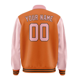 Custom Orange Light Pink Jacket