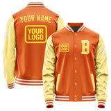 Custom Orange Light Yellow Jacket