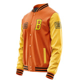 Custom Orange Gold Jacket JA282830281717303017