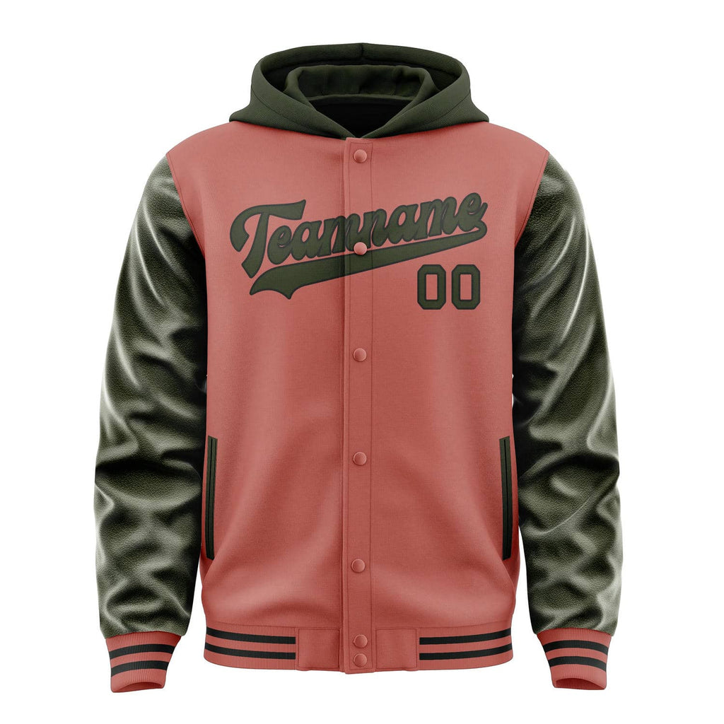 Custom Copper Rose Olive Jacket