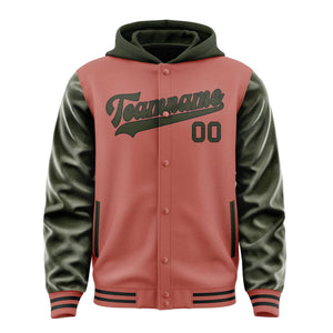 Custom Copper Rose Olive Jacket