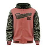Custom Copper Rose Olive Jacket