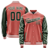 Custom Copper Rose Dark Green Jacket