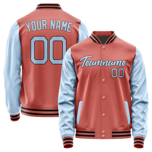 Custom Copper Rose Light Blue Jacket JA2929082917B21708