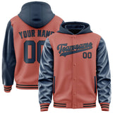 Custom Copper Rose Blue Jacket