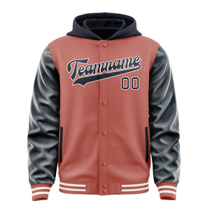 Custom Copper Rose Navy Jacket