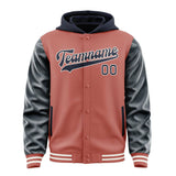 Custom Copper Rose Navy Jacket