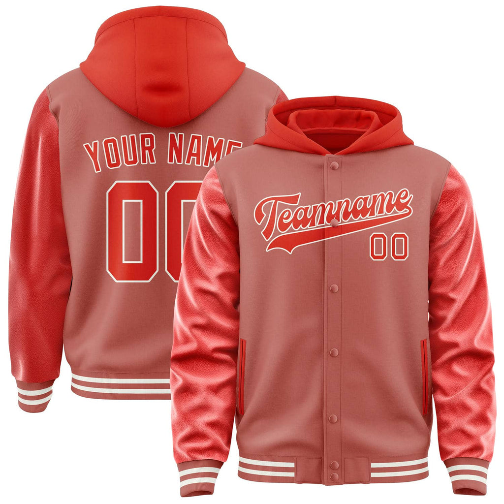 Custom Copper Rose Orange Red Jacket