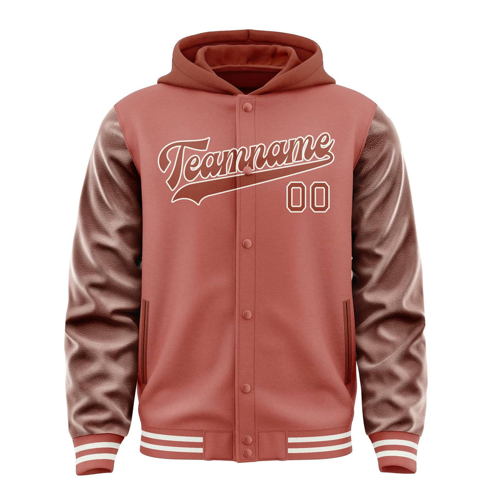 Custom Copper Rose Coral Red Jacket