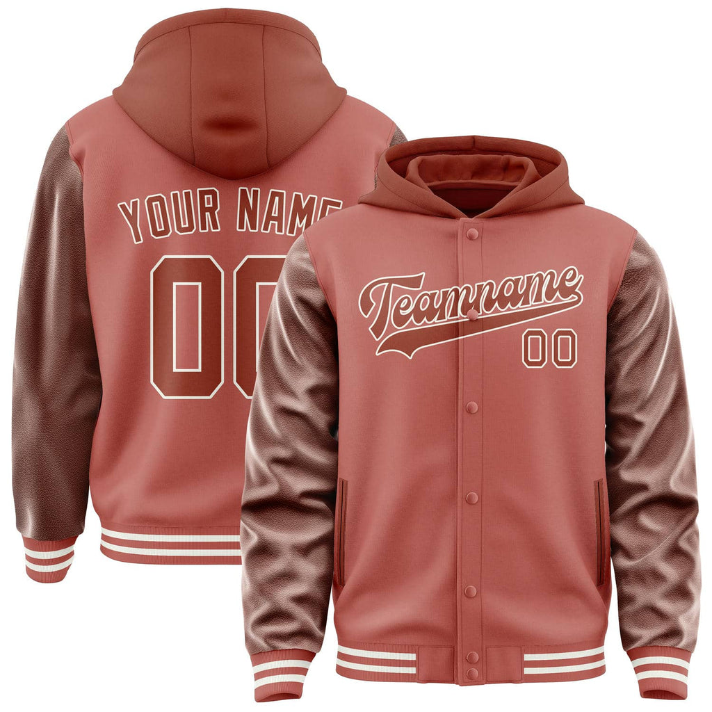 Custom Copper Rose Coral Red Jacket