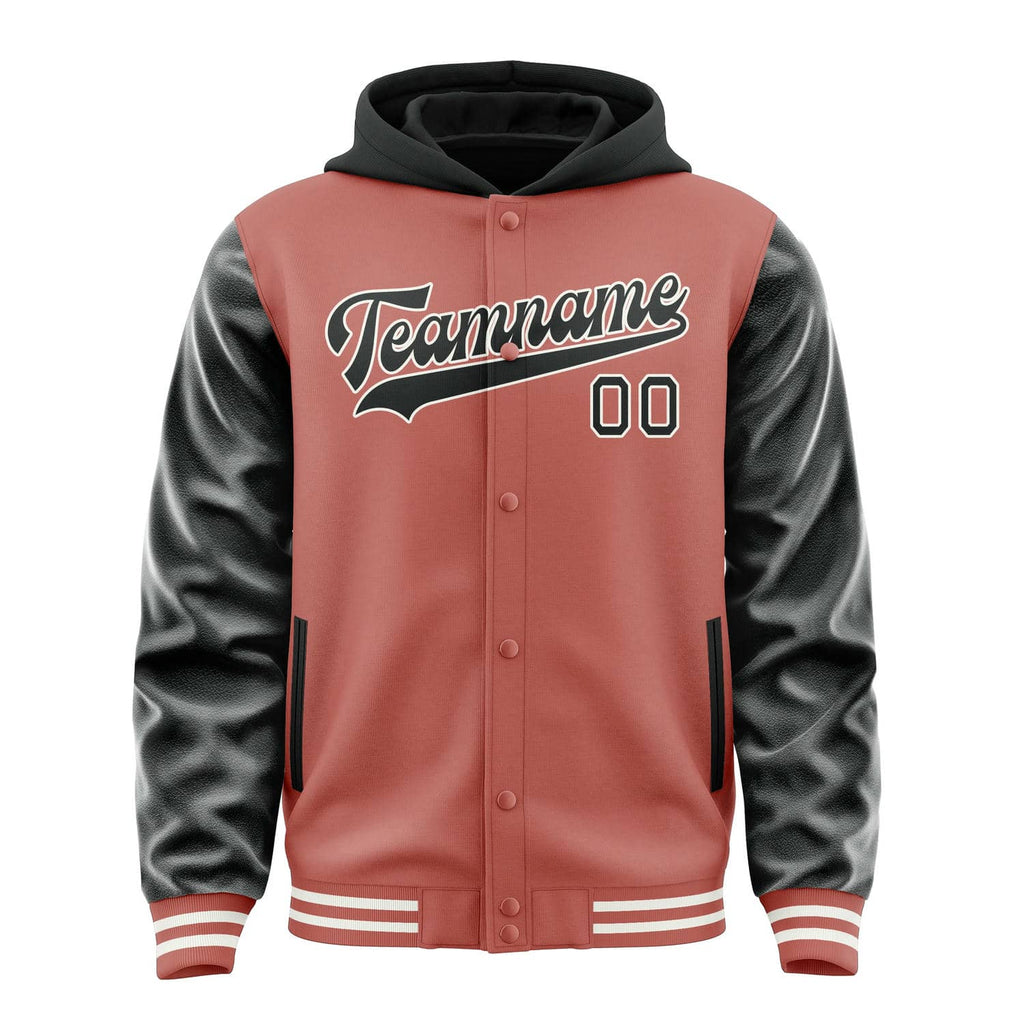Custom Copper Rose Black Jacket