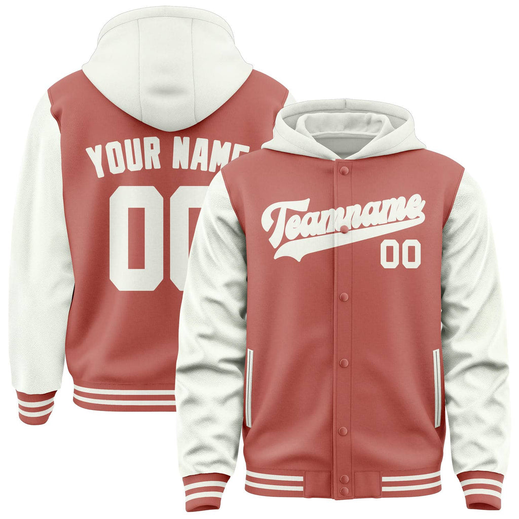 Custom Copper Rose White Jacket