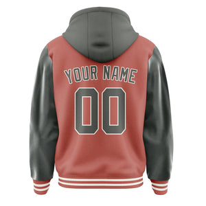 Custom Copper Rose Dark Grey Jacket