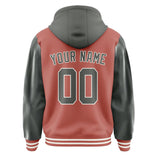 Custom Copper Rose Dark Grey Jacket