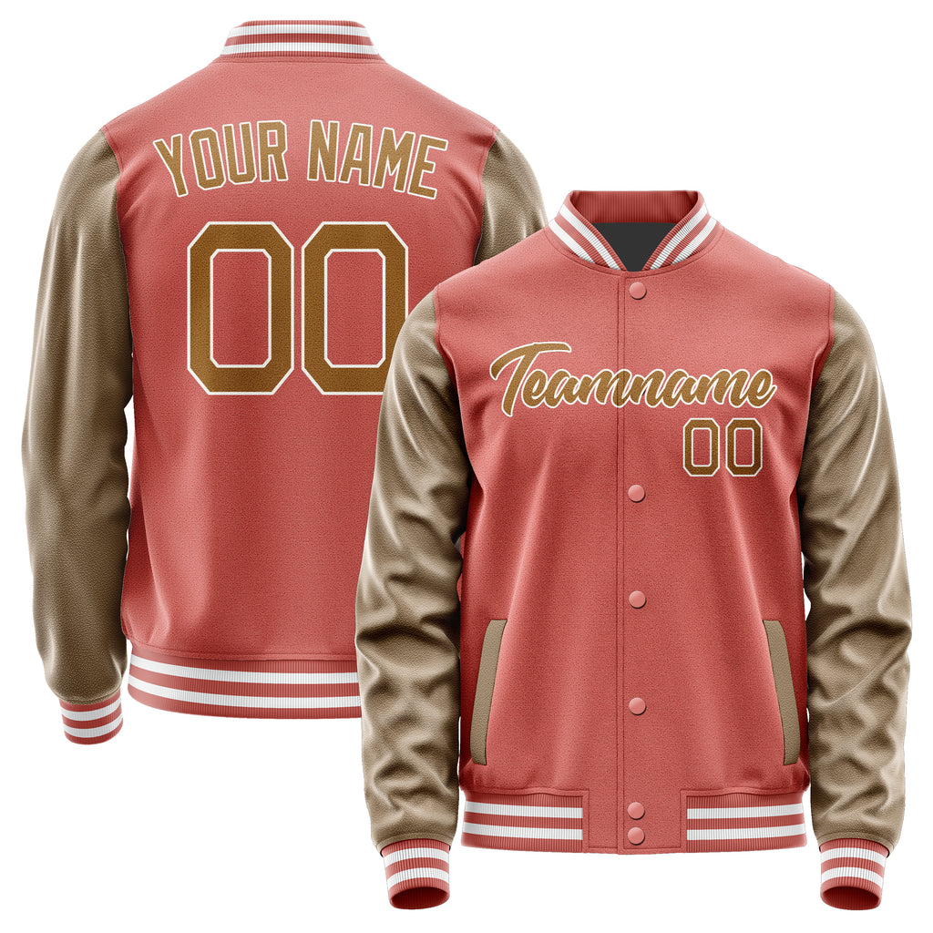 Custom Copper Rose Khaki Jacket JA2929222918B21822