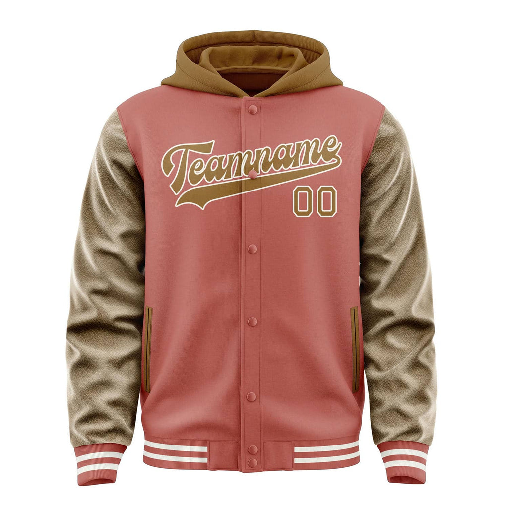 Custom Copper Rose Khaki Jacket
