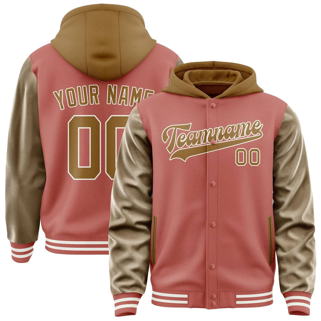 Custom Copper Rose Khaki Jacket