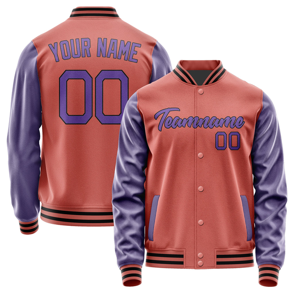 Custom Copper Rose Light Purple Jacket JA2929232917B21723