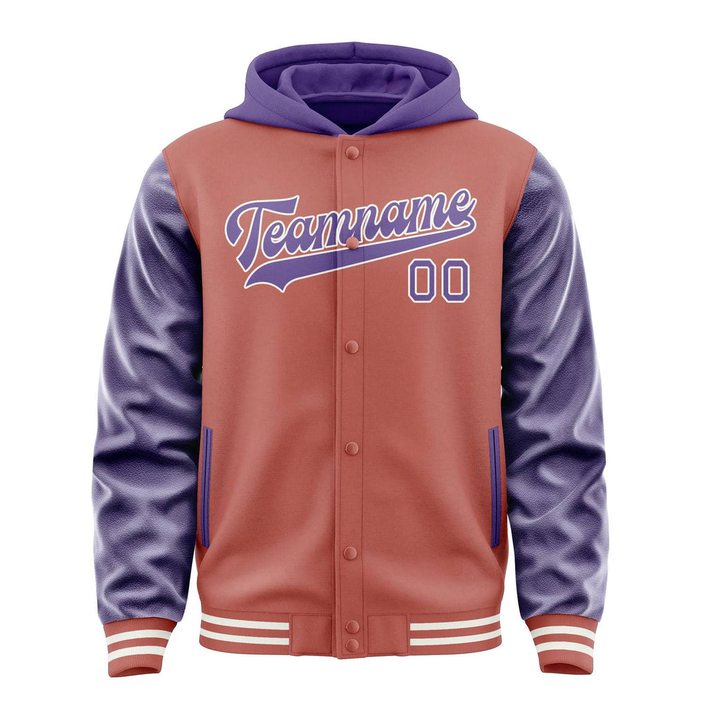 Custom Copper Rose Light Purple Jacket