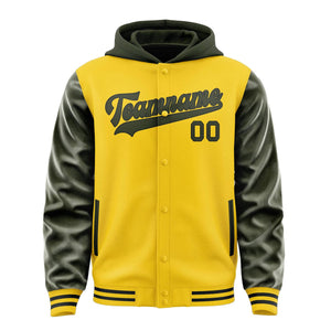 Custom Gold Olive Jacket