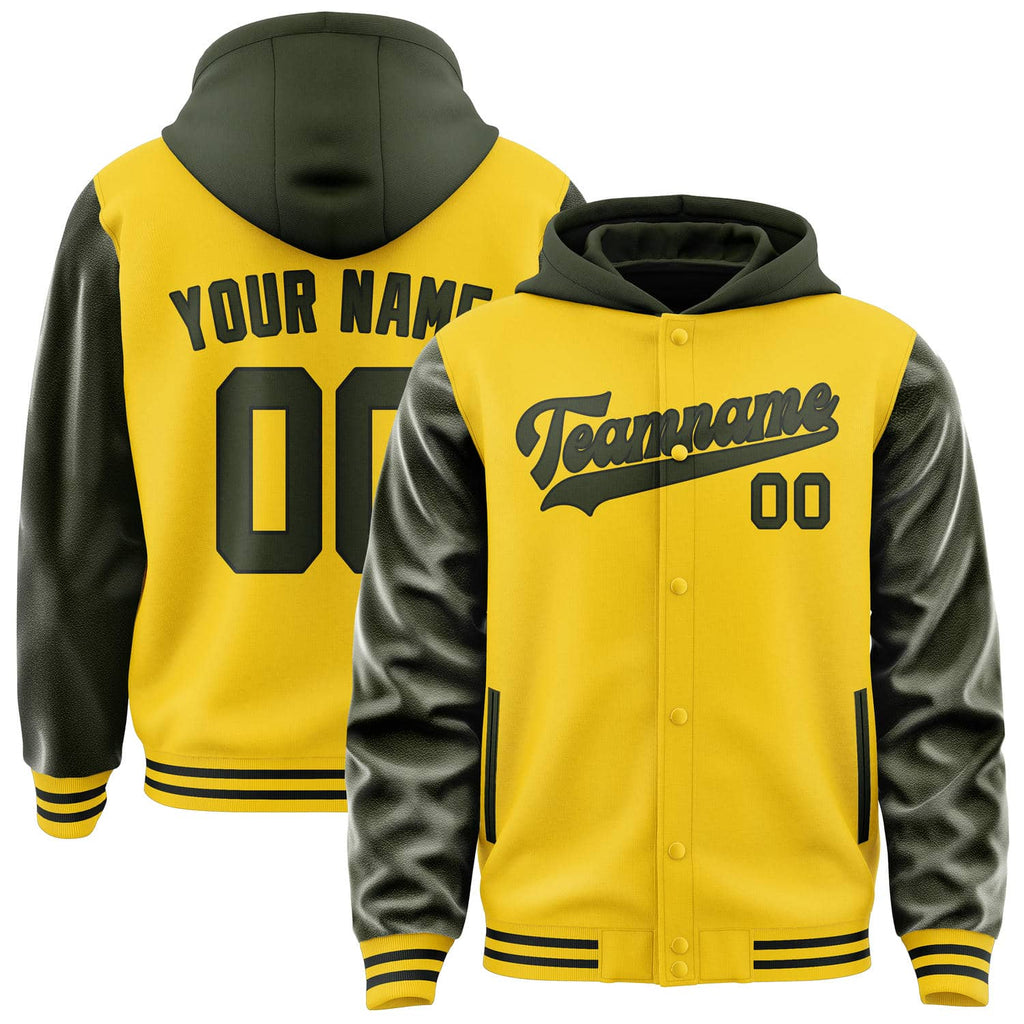 Custom Gold Olive Jacket