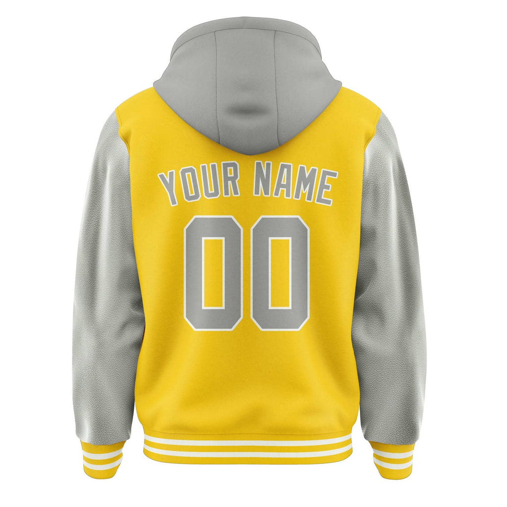 Custom Gold Gray Jacket